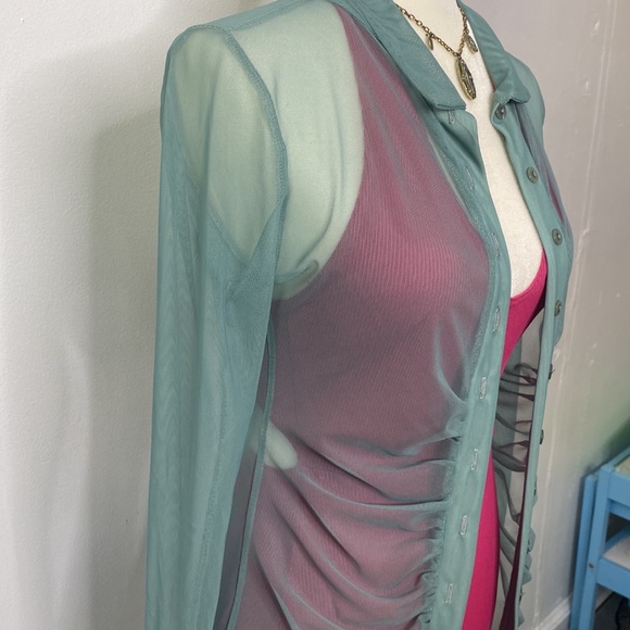 Green mesh dress - Picture 7 of 14